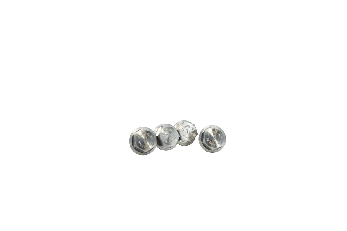 Rywire RyTi titanium VTEC solenoid oil pressure switch delete bolt, sold by Tuned By Shawn