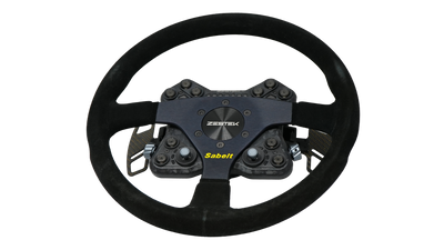 Sabelt SW-635 350mm suede steering wheel at Tuned By Shawn