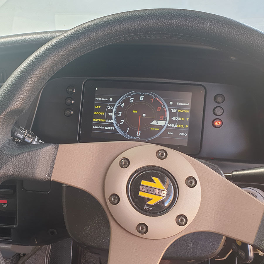 Toyota Land Cruiser 80 Series 1990-1997 Haltech iC-7 / uC-10 dash mount by Mako Motorsport