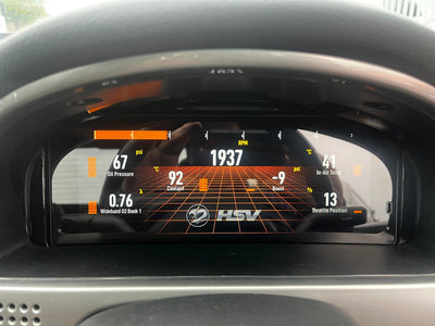 Pontiac GTO / Holden Commodore VY VZ 2002-2007 Haltech iC-7 / uC-10 dash mount by Mako Motorsport