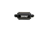 Turbosmart FPR Billet Inline Fuel Filter 1.75in OD 3.825in Length AN-8 Male Inlet - Black from Tuned By Shawn