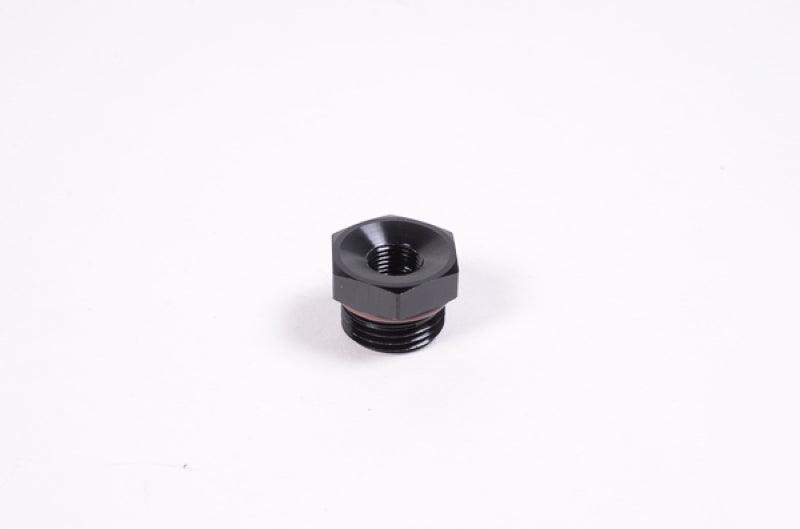 Radium Engineering 8AN ORB to 1/8NPT Female Adapter Fitting - Blk Anodized from Tuned By Shawn