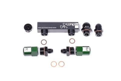 Radium Engineering Bosch Pumps 4 Port Manifold Reuses Check Valves - Universal from Tuned By Shawn