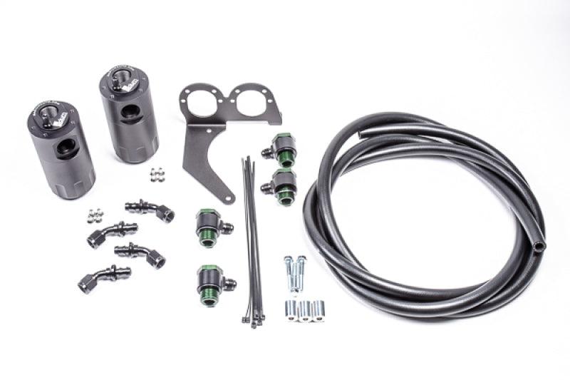 Radium Engineering Nissan R35 GT-R CCV Dual Catch Can Kit from Tuned By Shawn