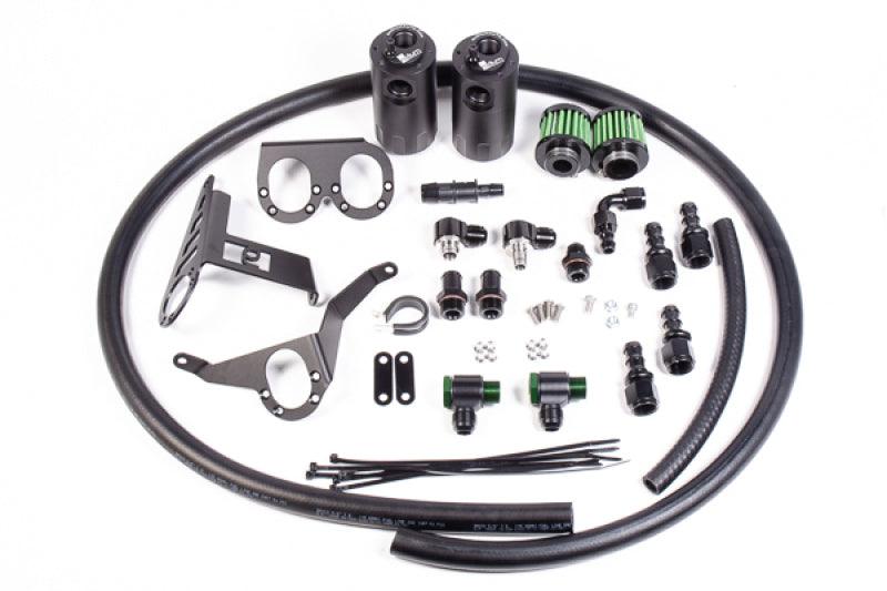 Radium Engineering Toyota Supra MKIV VTA Dual Catch Can Kit from Tuned By Shawn