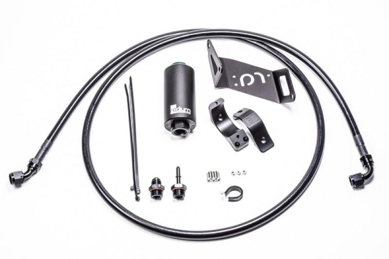 Radium Engineering BMW E9x Fuel Hanger Feed w. Stainless Filter from Tuned By Shawn