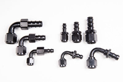 Radium Engineering 6AN 120Deg Pushlok Hose End from Tuned By Shawn