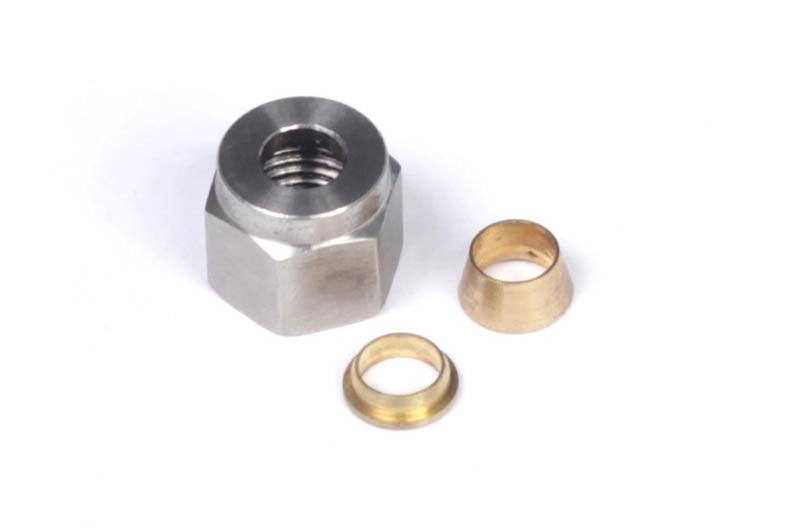 HT-010808 - 1/4" Nut and Brass Ferrule Only