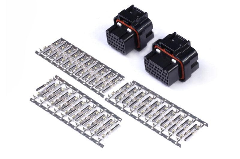 HT-030001 - Plug and Pins Only - AMP 26 & 34 Pin 4 Row3 Keyway Superseal Connector Set