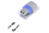HT-030410 - Plug and Pins Only - Delphi 2 Pin GM styleAir Temp Connector (Grey)
