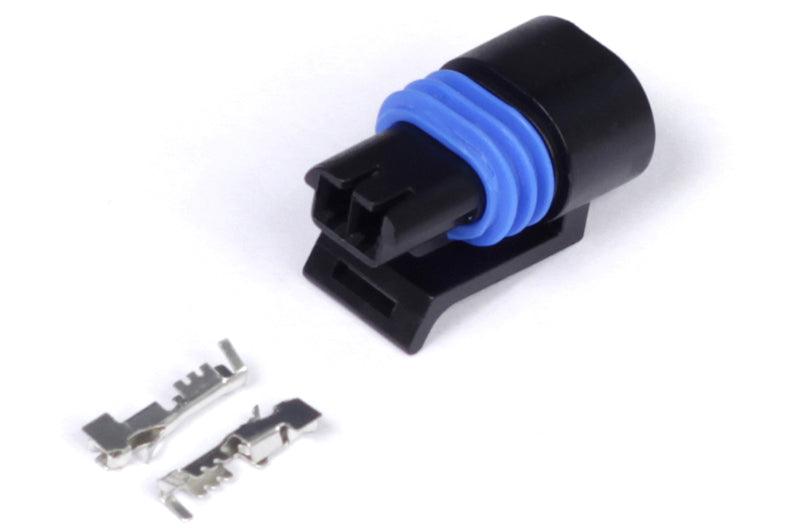 HT-030411 - Plug and Pins Only - Delphi 2 Pin GM styleCoolant Temp Connector (Black)