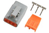 HT-031001 - Plug and Pins Only - Male Deutsch DTM-3 Connector(7.5 Amp)