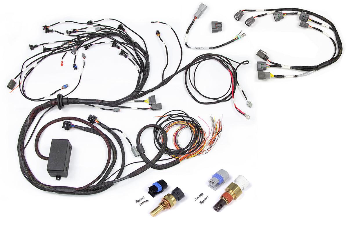 Haltech Elite 2000/2500 Terminated Harness for Nissan RB Twin Cam With CAS Harness and Series 2 (late) ignition type sub harness from Tuned By Shawn