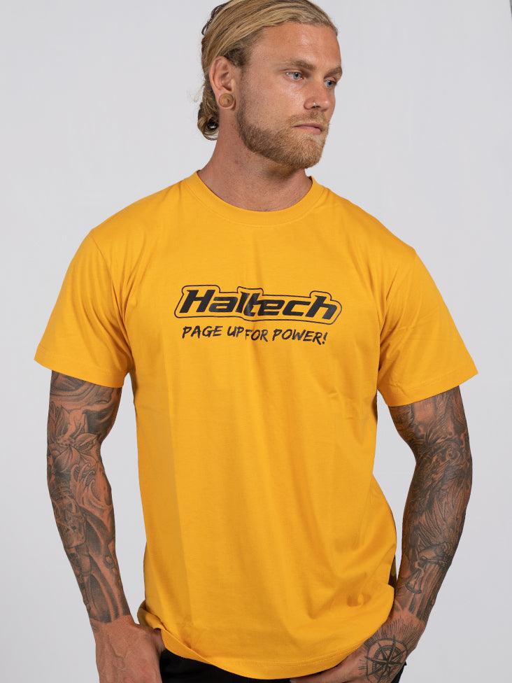 Haltech Classic T-Shirt Yellow from Tuned By Shawn