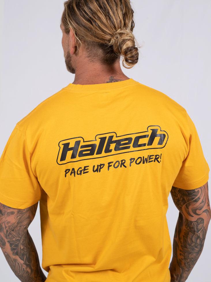 Haltech Classic T-Shirt Yellow from Tuned By Shawn