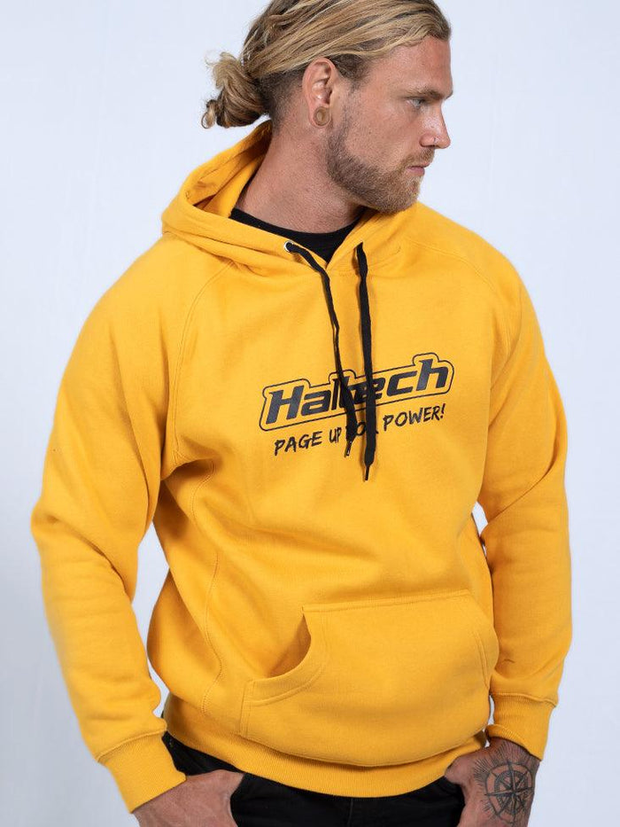 Haltech "Classic" Hoodie Yellow from Tuned By Shawn