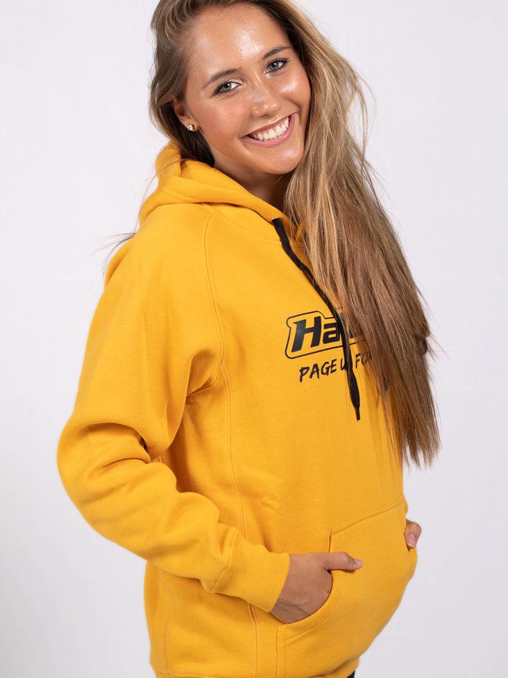 Haltech "Classic" Hoodie Yellow from Tuned By Shawn