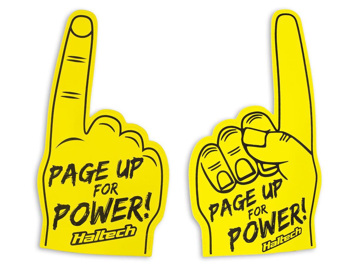 HT-309023 - Haltech "Page Up for Power"Foam Finger