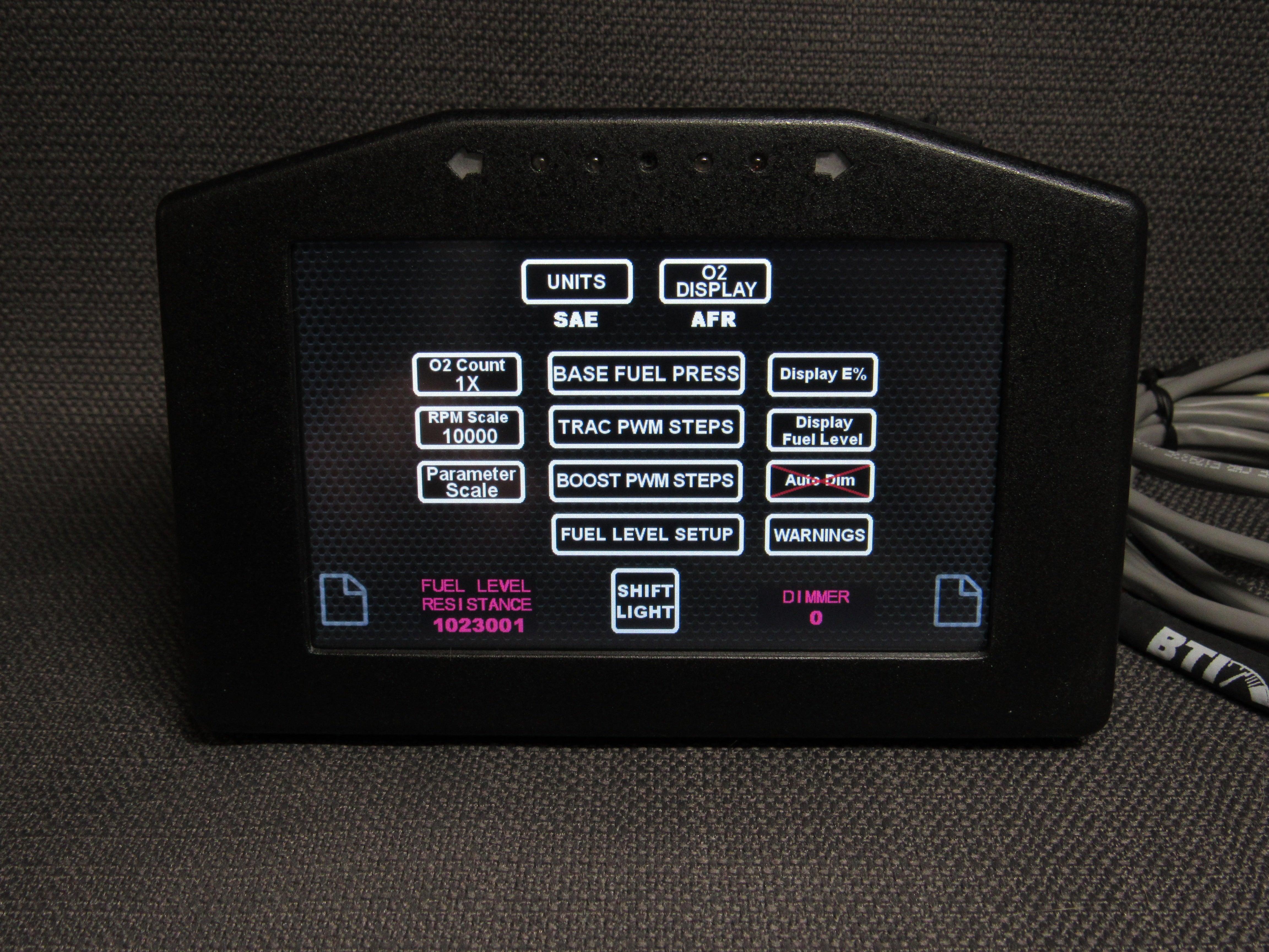BTI 5" Dash Touch Screen Display from Tuned By Shawn