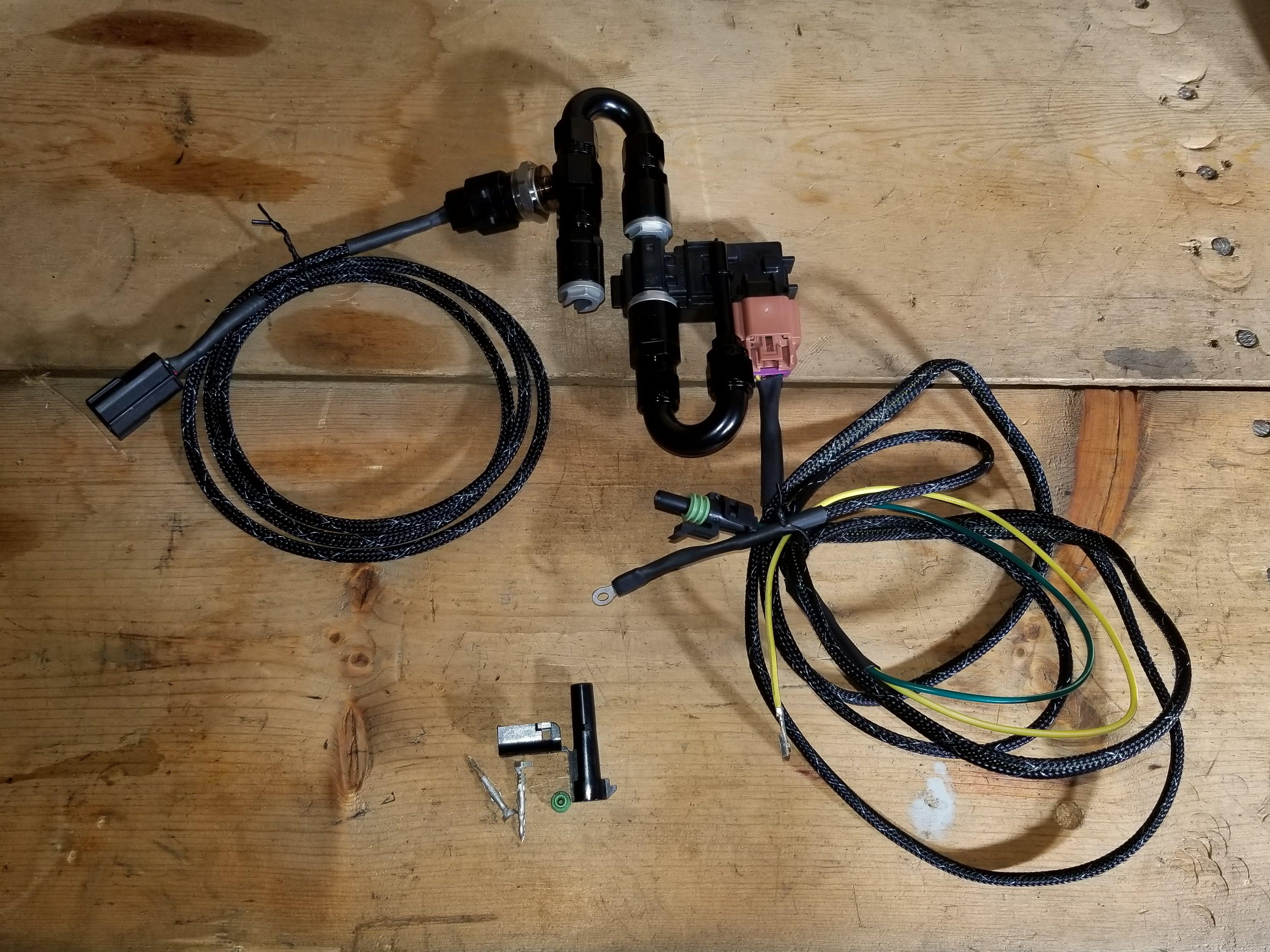 Rx8 Plug/Pin N Play Flex-Fuel / Fuel Pressure Sensor Kit from Tuned By Shawn