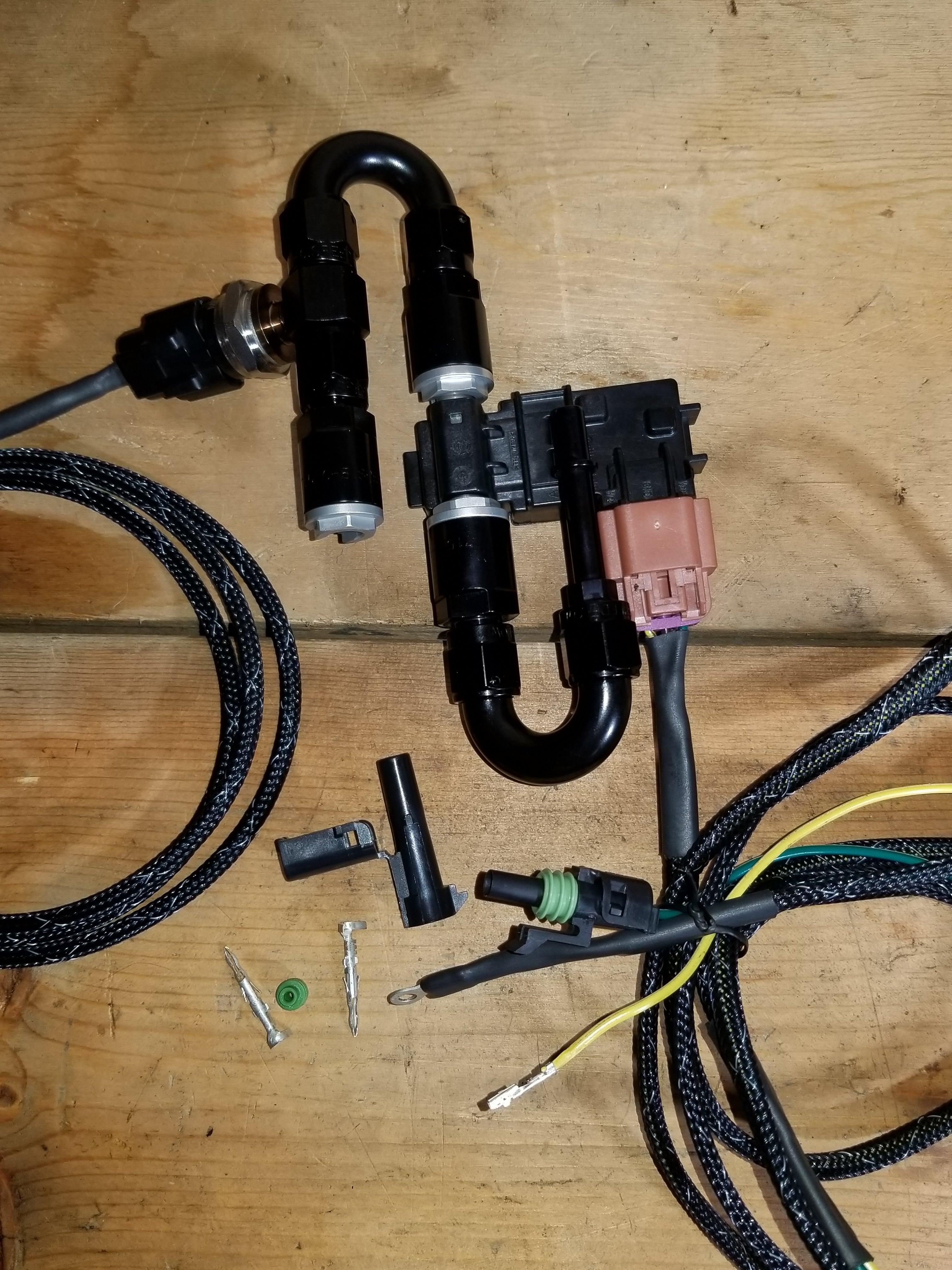 Rx8 Plug/Pin N Play Flex-Fuel / Fuel Pressure Sensor Kit from Tuned By Shawn
