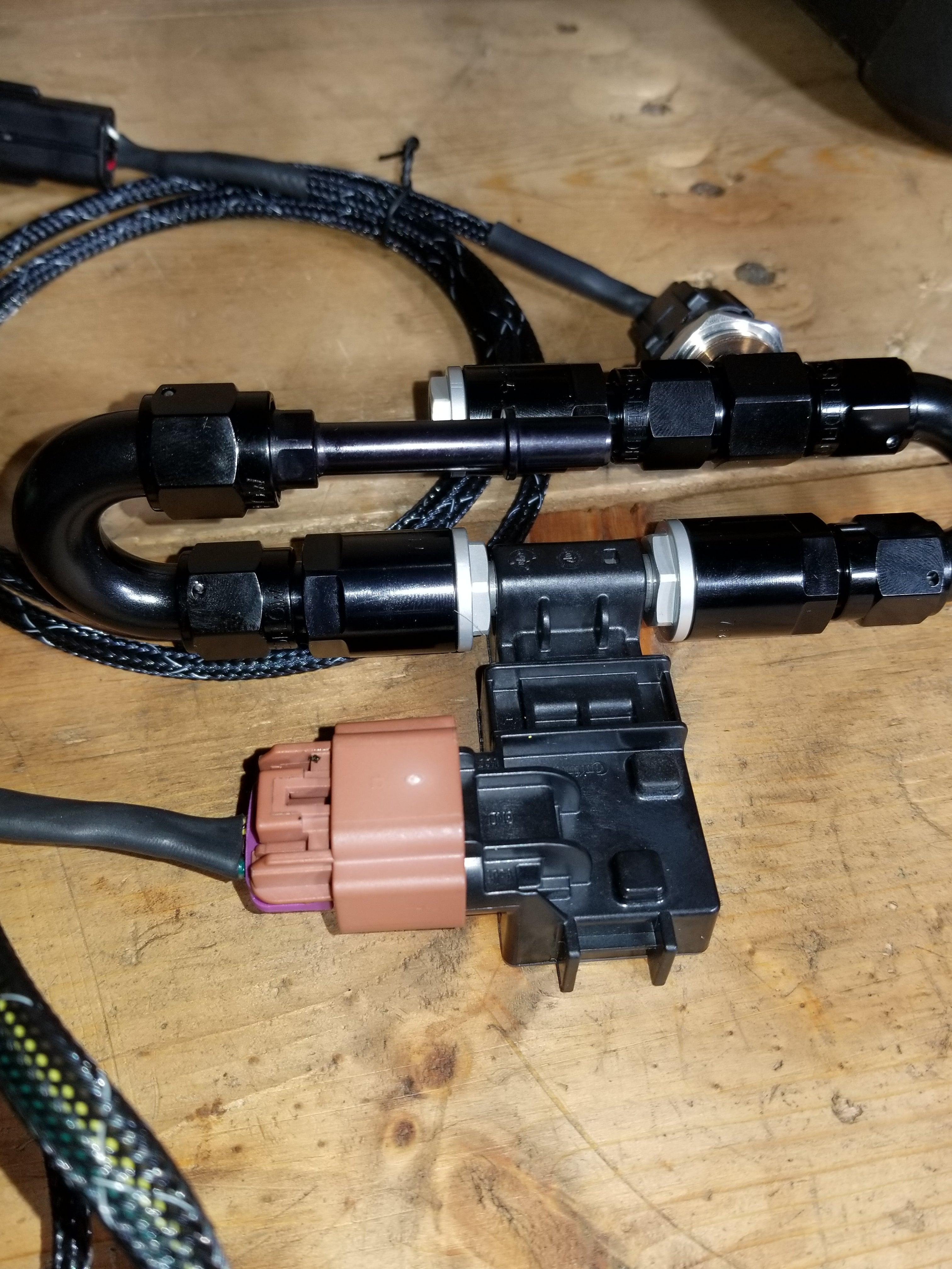 Rx8 Plug/Pin N Play Flex-Fuel / Fuel Pressure Sensor Kit from Tuned By Shawn