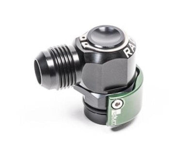 Radium BMW Z4 / Toyota GR Supra B58 Valve Cover Vent 10AN Male 90deg from Tuned By Shawn
