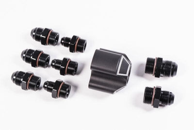 Radium Engineering 3 Into 1 Distribution Block w/ Fittings from Tuned By Shawn